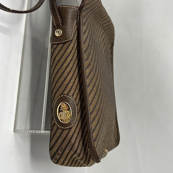 Mark Cross Canvas Logo’d Flap Turnlock Crossbody Bag - Picture 16 of 16